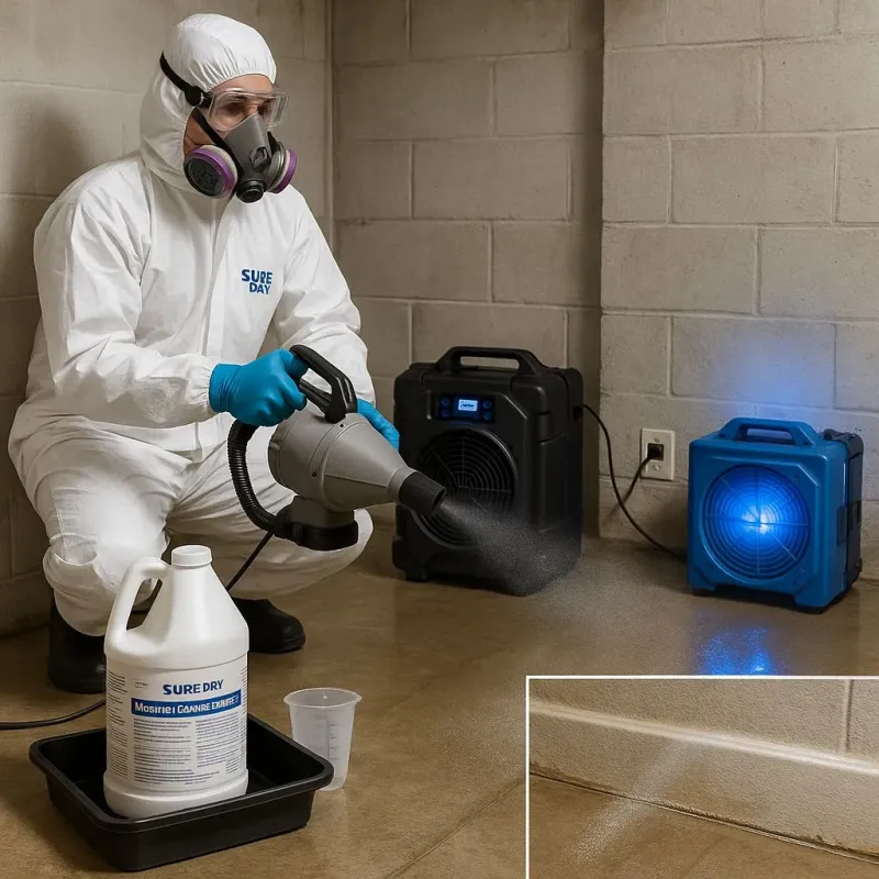 Sanitization and Odor Removal process in Mariemont, OH