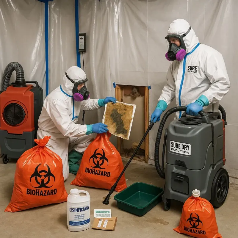 Contaminated Water Handling Protocols process in Mariemont, OH